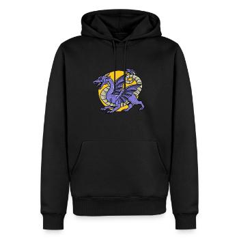 Fantasy RPG Dragon Magic Dungeon - Men’s Premium Organic Hoodie - black - Front - Nico (187cm)