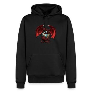Dungeons Dragon Magic Dungeon - Männer Premium Bio Hoodie - Schwarz - Vorne - Nico (187cm)
