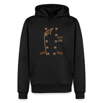 Kochen Kulinarik Gericht Küche Essen Koch - Männer Premium Bio Hoodie - Schwarz - Vorne - Nico (187cm)