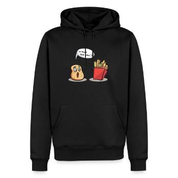 Tractor Is That You Bro Farmer Farming - Men’s Premium Organic Hoodie - black - Front - Nico (187cm)