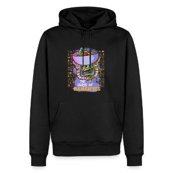 Curse Of Ramenses Egyptian Mythology - Men’s Premium Organic Hoodie - black - Front - Nico (187cm)