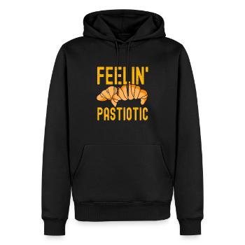 Patissier Feelin' Pastiotic Baker Backen - Männer Premium Bio Hoodie - Schwarz - Vorne - Nico (187cm)