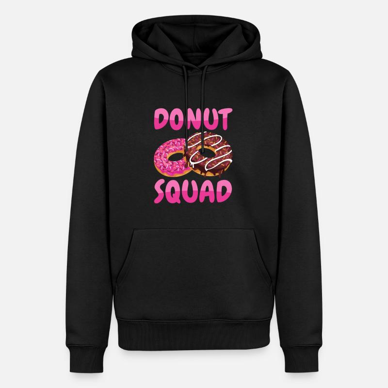 Donut Squad - Männer Premium Bio Hoodie - Schwarz