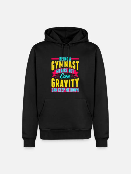 Gymnast Gymnastics - Men’s Premium Organic Hoodie - black