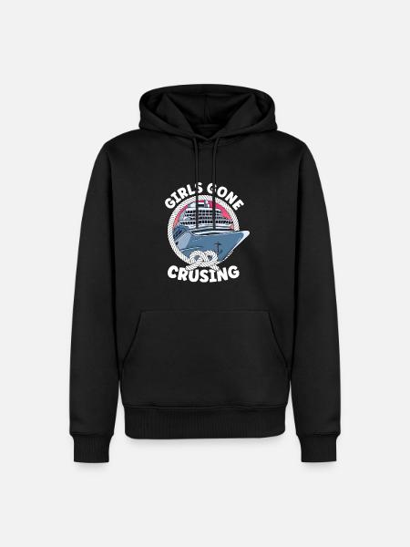 Croisière Girls Gone Croisière - Sweat à capuche Premium bio Homme - noir