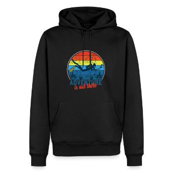 Taucher Tauchen Design Schnorcheln - Männer Premium Bio Hoodie - Schwarz - Vorne - Nico (187cm)