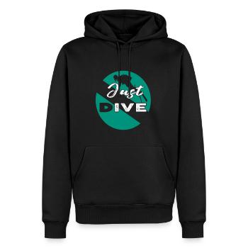 Taucher Tauchen Design Schnorcheln - Männer Premium Bio Hoodie - Schwarz - Vorne - Nico (187cm)