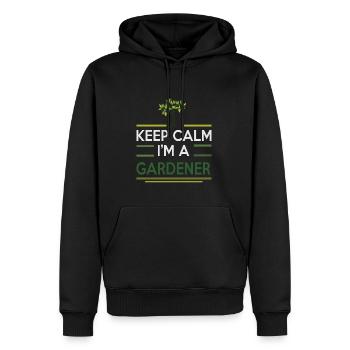 Garten Motiv Gärtner & Gärtnerin Spruch - Männer Premium Bio Hoodie - Schwarz - Vorne - Nico (187cm)