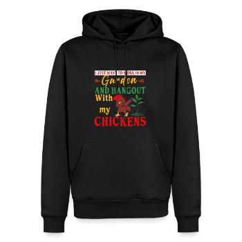 Garten Motiv Gärtner & Gärtnerin Spruch - Männer Premium Bio Hoodie - Schwarz - Vorne - Nico (187cm)
