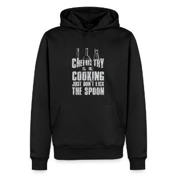 Chemie Lehrer Wissenschaftler Chemieker - Männer Premium Bio Hoodie - Schwarz - Vorne - Nico (187cm)