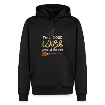 Grusel Halloweenspruch Spruch Halloween - Männer Premium Bio Hoodie - Schwarz - Vorne - Nico (187cm)