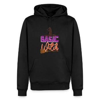 Grusel Halloweenspruch Spruch Halloween - Männer Premium Bio Hoodie - Schwarz - Vorne - Nico (187cm)