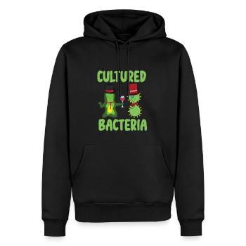 Biologie Lehrer Motiv Naturwissenschaft - Männer Premium Bio Hoodie - Schwarz - Vorne - Nico (187cm)