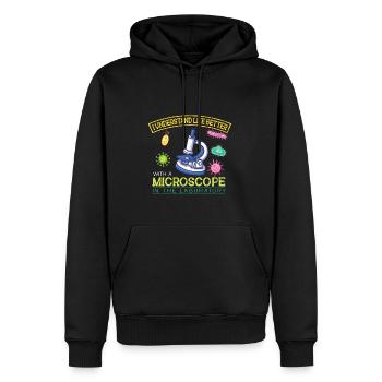 Biologie Lehrer Motiv Naturwissenschaft - Männer Premium Bio Hoodie - Schwarz - Vorne - Nico (187cm)