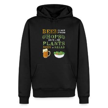 Feiern Bier Party Spruch I Biertrinken - Männer Premium Bio Hoodie - Schwarz - Vorne - Nico (187cm)