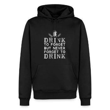 Feiern Bier Party Spruch I Biertrinken - Männer Premium Bio Hoodie - Schwarz - Vorne - Nico (187cm)
