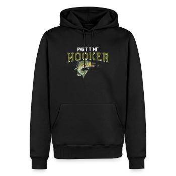 Angler Fisherman Fishing Fishing Gift Idea Funny - Men’s Premium Organic Hoodie - black - Front - Nico (187cm)