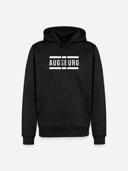 Augsburg Deutschland deutsche Stadt - Männer Premium Bio Hoodie - Schwarz