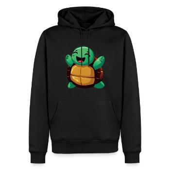 Schildkröte Reptil Terrarium - Männer Premium Bio Hoodie - Schwarz - Vorne - Nico (187cm)