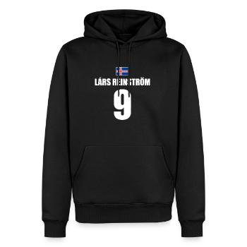Lars Reinström Island Sauf Trikot Mallorca - Männer Premium Bio Hoodie - Schwarz - Vorne - Nico (187cm)