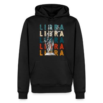 Caractéristiques du zodiaque Astro - Sweat à capuche Premium bio Homme - noir - Devant - Nico (187cm)