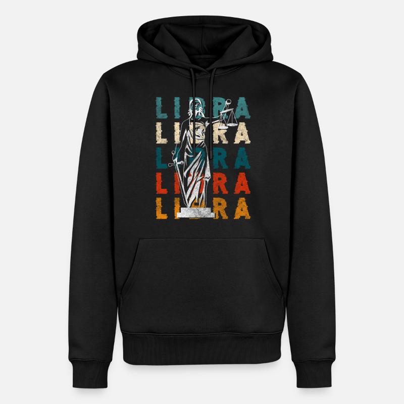 Caractéristiques du zodiaque Astro - Sweat à capuche Premium bio Homme - noir