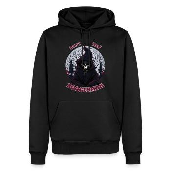 Füttern Sie Boogyman nicht - Männer Premium Bio Hoodie - Schwarz - Vorne - Nico (187cm)