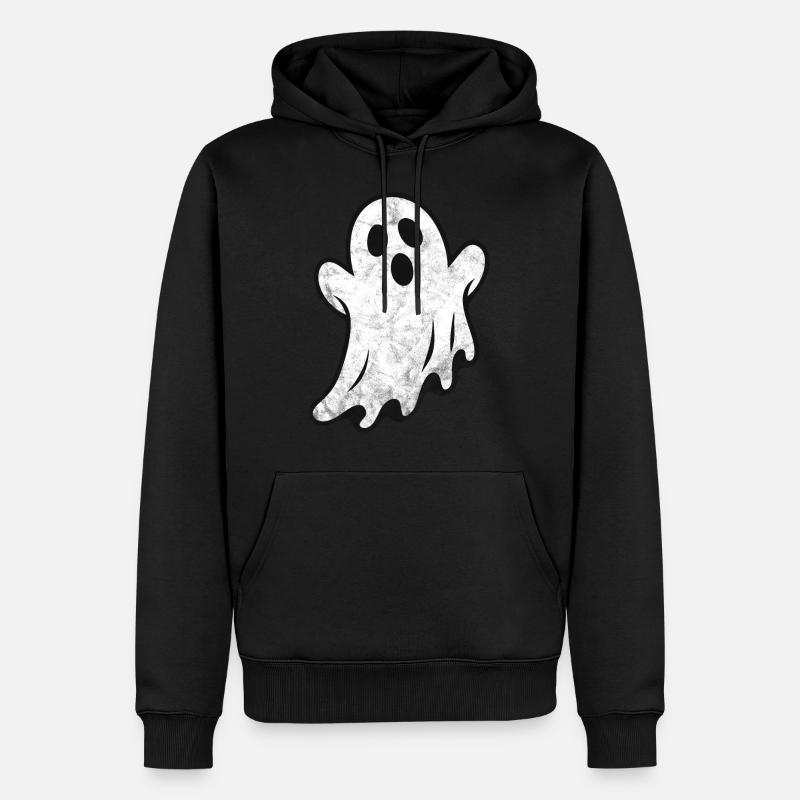 Fantôme - Sweat à capuche Premium bio Homme - noir