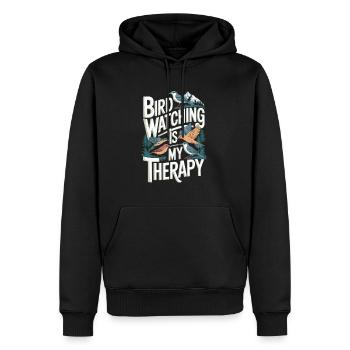 Vogelbeobachtung Ornithologe Vögel - Männer Premium Bio Hoodie - Schwarz - Vorne - Nico (187cm)