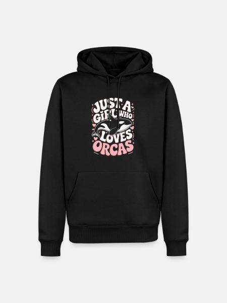 Orque Disant Fille - Sweat à capuche Premium bio Homme - noir