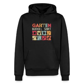 Garten Buddel Shirt - Gärtner T-Shirt Geschenk Gar - Männer Premium Bio Hoodie - Schwarz - Vorne - Nico (187cm)