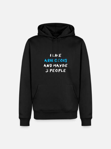 Ariegeois - Men’s Premium Organic Hoodie - black