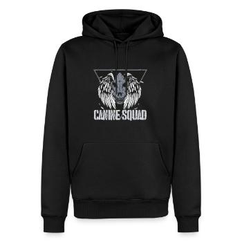 Canine Squad Dog Squad IGP Mondioring Dog - Men’s Premium Organic Hoodie - black - Front - Nico (187cm)