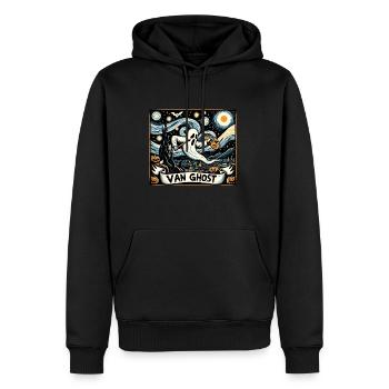 Van Ghost Art Teacher Halloween - Männer Premium Bio Hoodie - Schwarz - Vorne - Nico (187cm)