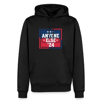 Anyone Else Election 2024 - Männer Premium Bio Hoodie - Schwarz - Vorne - Nico (187cm)