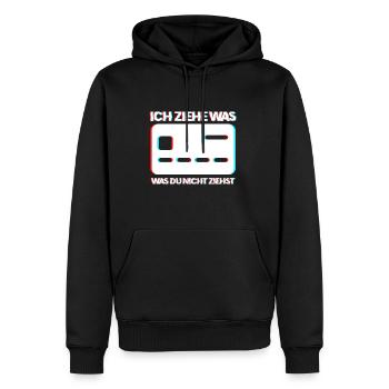 Ich Ziehe Was Was Du Nicht Ziehst Kredit Karte Ges - Männer Premium Bio Hoodie - Schwarz - Vorne - Nico (187cm)