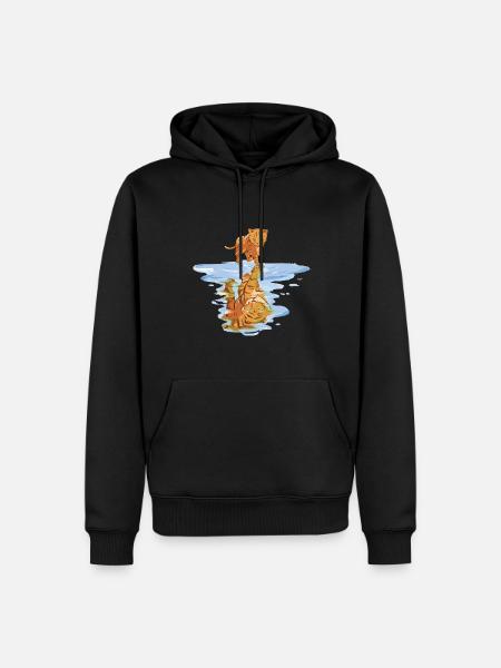 CatReflectTiger Shirt - Men’s Premium Organic Hoodie - 
