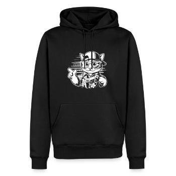 Gameing Consoles Cat Gift for Gamers / Gamers - Men’s Premium Organic Hoodie - black - Front - Nico (187cm)