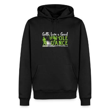 Angeln Angler Humor Gotta Love A Good Pole Dance - Männer Premium Bio Hoodie - Schwarz - Vorne - Nico (187cm)
