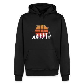 Grill Evolution Vintage Fête des Pères Grill Master - Sweat à capuche Premium bio Homme - noir - Devant - Nico (187cm)