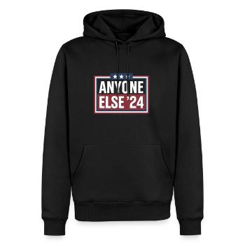 Anyone Else Election 2024 - Männer Premium Bio Hoodie - Schwarz - Vorne - Nico (187cm)