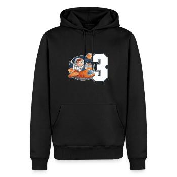 3rd Birrdday Astronaut Space Adventure for Boys - Männer Premium Bio Hoodie - Schwarz - Vorne - Nico (187cm)
