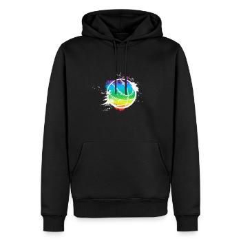 Basketball Trikot Kinder Geschenk Basketball Spiel - Männer Premium Bio Hoodie - Schwarz - Vorne - Nico (187cm)