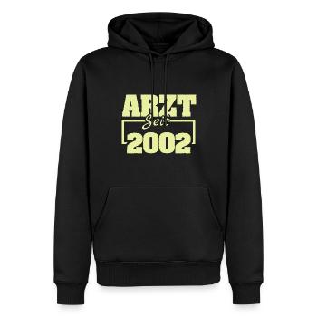 Ärztin 2002 - Männer Premium Bio Hoodie - Schwarz - Vorne - Nico (187cm)