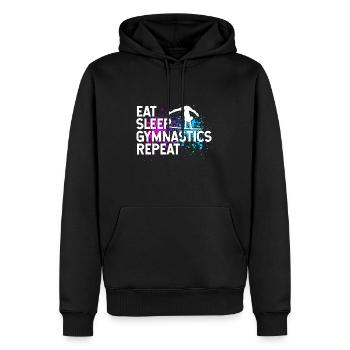 Turnen Turntrainer Gymnsatik Sportverein Sport Han - Männer Premium Bio Hoodie - Schwarz - Vorne - Nico (187cm)