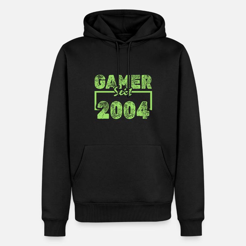 Nerd 2004 - Sweat à capuche Premium bio Homme - noir