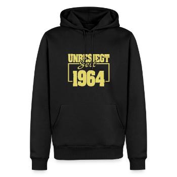 Jahr 1964 - Männer Premium Bio Hoodie - Schwarz - Vorne - Nico (187cm)