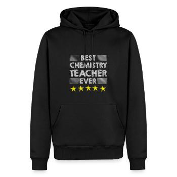Chemie Lehrer Wissenschaftler Chemieker - Männer Premium Bio Hoodie - Schwarz - Vorne - Nico (187cm)