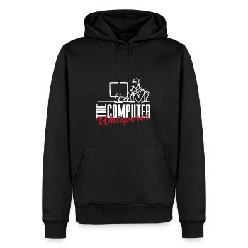 Lustiger Informatiker Spruch, Informatik - Männer Premium Bio Hoodie - Schwarz - Vorne - Nico (187cm)