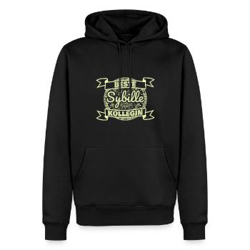 Beste Kollegin Arbeitskollegin Sybille - Männer Premium Bio Hoodie - Schwarz - Vorne - Nico (187cm)